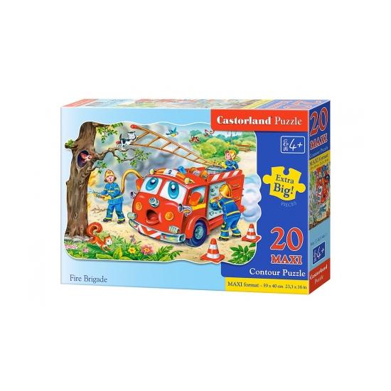 Puzzle Castorland  Los Bomberos MAXI XXL de 20 Piezas