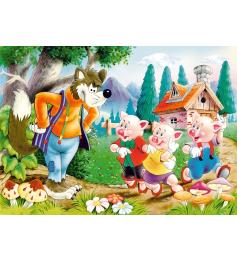 Puzzle Castorland Los Tres Cerditos de 60 Piezas