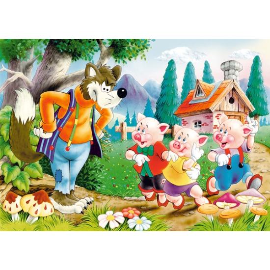 Puzzle Castorland Los Tres Cerditos de 60 Piezas