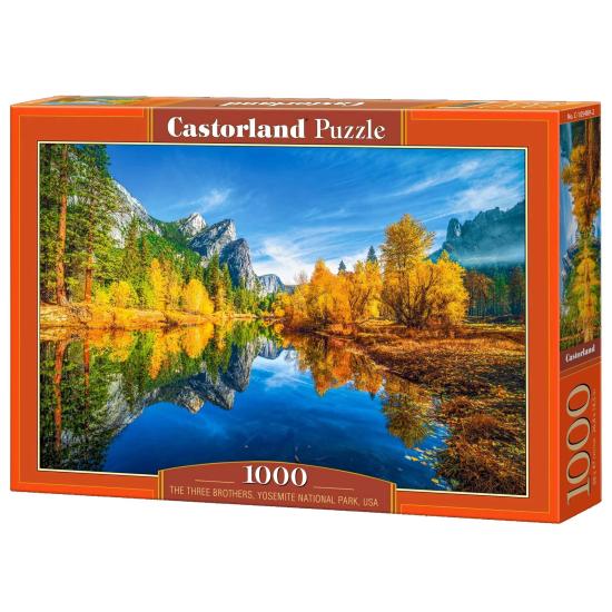 Puzzle Castorland Los Tres Hermanos, Yosemite, EEUU de 1000 Pzs
