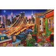 Puzzle Castorland Luces del Puente de Brooklyn de 1000 Piezas