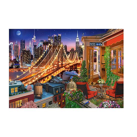 Puzzle Castorland Luces del Puente de Brooklyn de 1000 Piezas Puzzle Castorland Luces del Puente de Brooklyn de 1000 Piezas