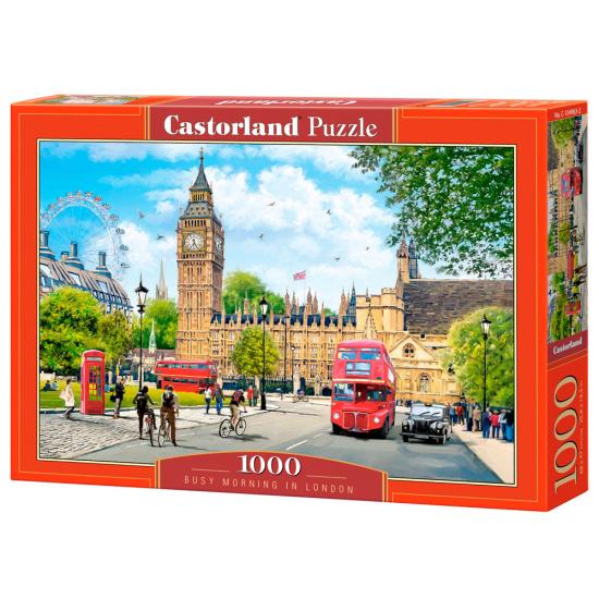Puzzle Castorland Mañana Ocupada en Londres de 1000 Pzs Puzzle Castorland Mañana Ocupada en Londres de 1000 Pzs