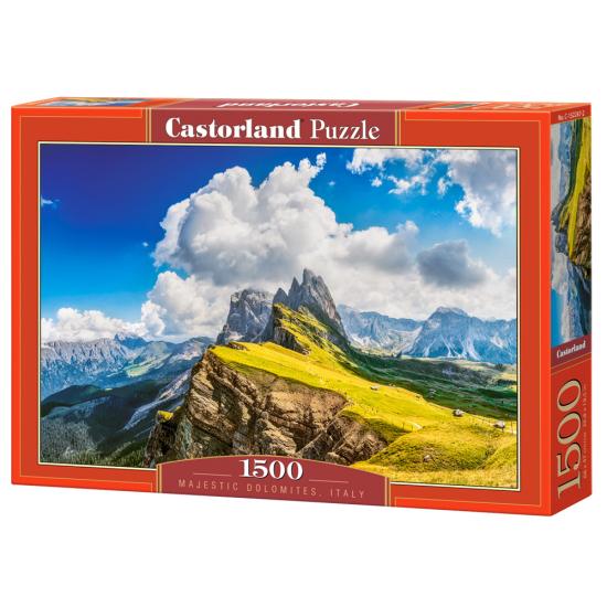 Puzzle Castorland Majestuosas Dolomitas, Italia de 1500 Pzs