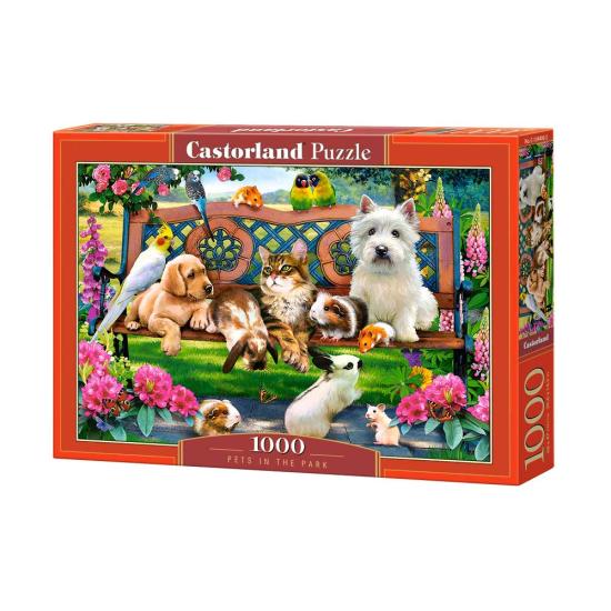 Puzzle Castorland Mascotas en el Parque de 1000 Piezas Puzzle Castorland Mascotas en el Parque de 1000 Piezas