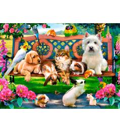 Puzzle Castorland Mascotas en el Parque de 180 Piezas