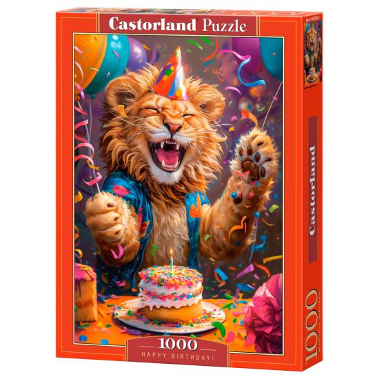 Puzzle Castorland Feliz Cumpleaños León de 1000 Pieza