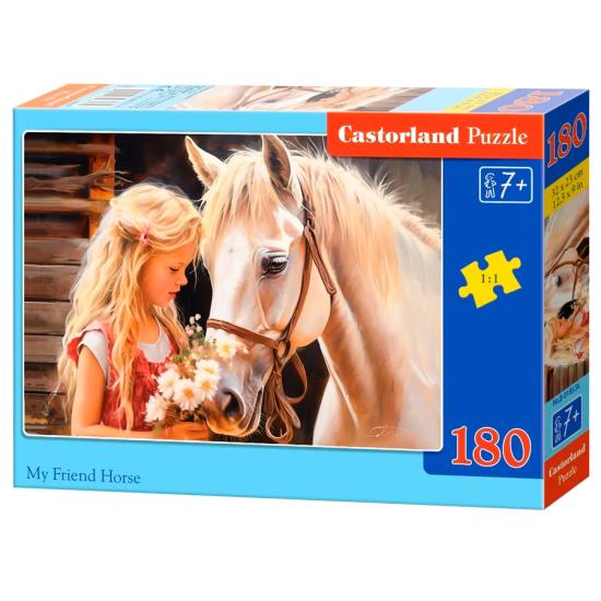Puzzle Castorland Mi Amigo Caballo de 180 Piezas Puzzle Castorland Mi Amigo Caballo de 180 Piezas