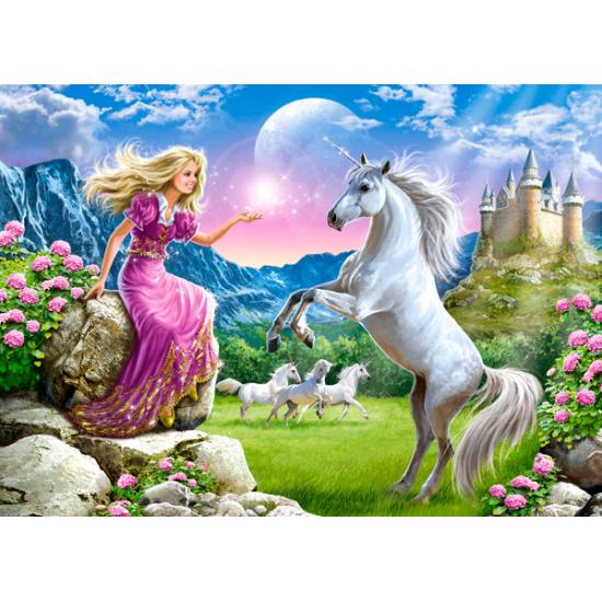 Puzzle Castorland Mi Amigo Unicornio de 180 Piezas