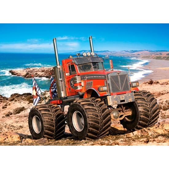 Puzzle Castorland Monster Truck en Costa Rocosa de 200 Pzs