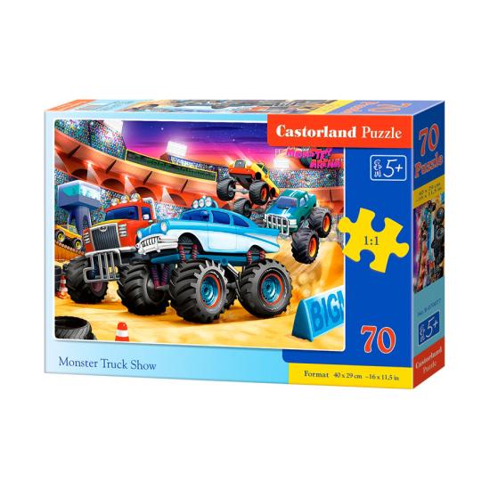 Puzzle Castorland Monster Truck Show de 70 Piezas