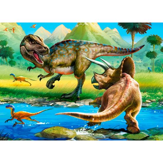 Puzzle Castorland Mundo de Dinosaurios de 100 Piezas Puzzle Castorland Mundo de Dinosaurios de 100 Piezas