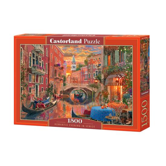 Puzzle Castorland Noche Romántica en Venecia de 1500 Piezas Puzzle Castorland Noche Romántica en Venecia de 1500 Piezas