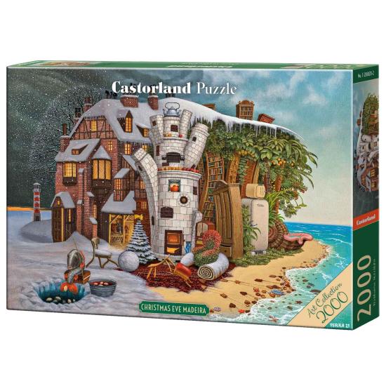 Puzzle Castorland Nochebuena En Madeira de 2000 Piezas
