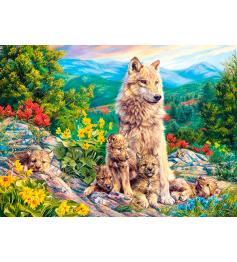 Puzzle Castorland Nueva Generación de Lobos de 200 Piezas