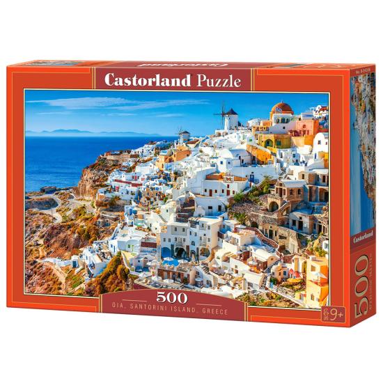 Puzzle Castorland Oia, Isla De Santorini, Grecia de 500 Piezas