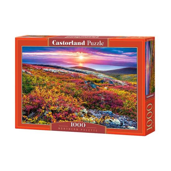 Puzzle Castorland Paleta de Flores del Norte de 1000 Piezas