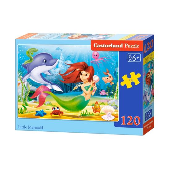 Puzzle Castorland Pequeña Sirenita 120 Piezas