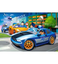 Puzzle Castorland Persecución Policial XXL de 40 Piezas