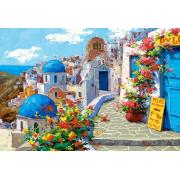 Puzzle Castorland Primavera en Santorini de 2000 Piezas