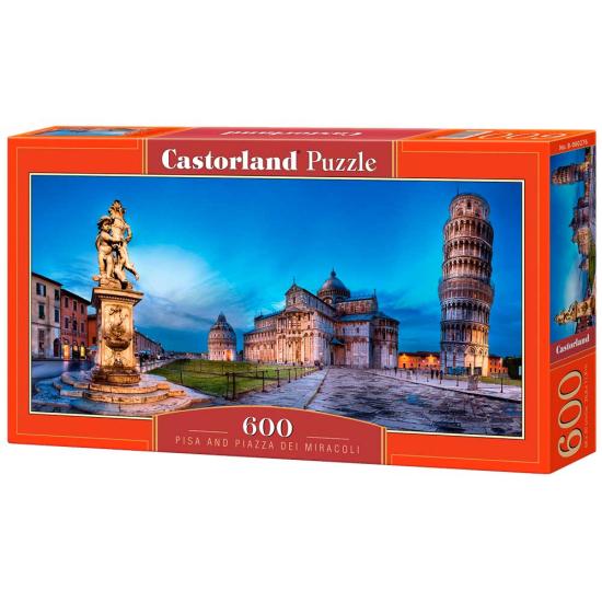 Puzzle Castorland Pisa y Plaza de los Milagros de 600 Piezas