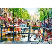 Puzzle Castorland Postal de Amsterdam de 1000 Piezas