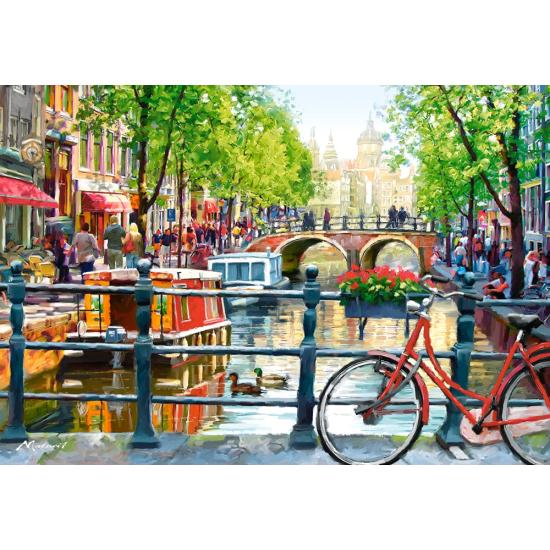 Puzzle Castorland Postal de Amsterdam de 1000 Piezas Puzzle Castorland Postal de Amsterdam de 1000 Piezas