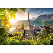 Puzzle Castorland Postal desde Hallstatt de 1000 Piezas