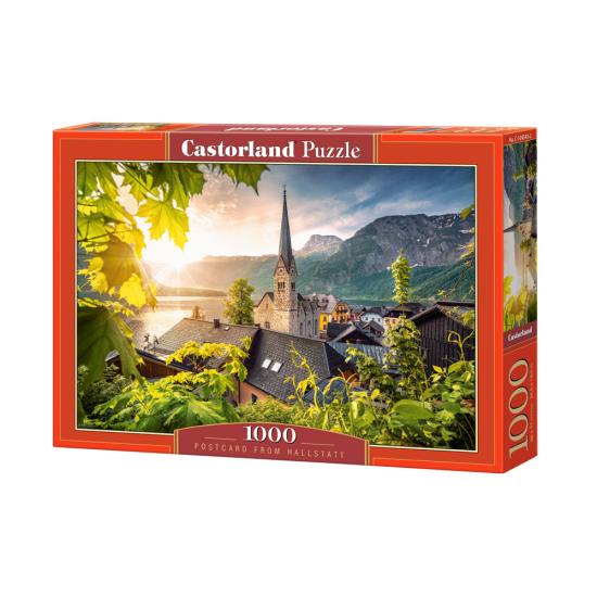 Puzzle Castorland Postal desde Hallstatt de 1000 Piezas Puzzle Castorland Postal desde Hallstatt de 1000 Piezas