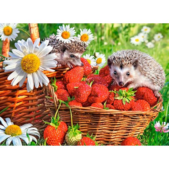Puzzle Castorland Postre de Fresas de 200 Piezas Puzzle Castorland Postre de Fresas de 200 Piezas