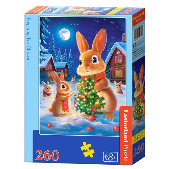 Puzzle Castorland Preparativos para Navidad de 260 Piezas