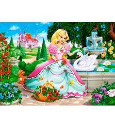 Puzzle Castorland Princesa con Cisne de 60 Piezas