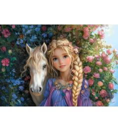Puzzle Castorland Princesa Con Un Caballo de 1500 Piezas