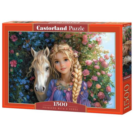 Puzzle Castorland Princesa Con Un Caballo de 1500 Piezas