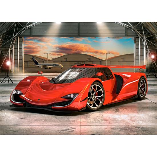 Puzzle Castorland Prototipo en Hangar de 60 Piezas