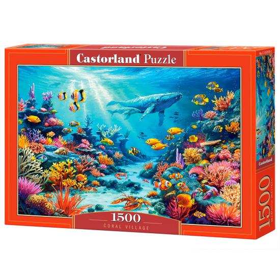 Puzzle Castorland Pueblo de Coral de 1500 Piezas