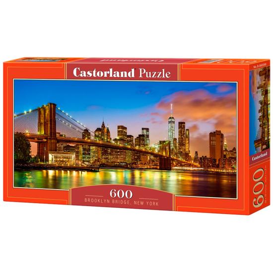 Puzzle Castorland Puente de Brooklyn, Nueva York de 600 Piezas