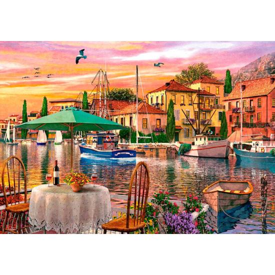 Puzzle Castorland Puerto al Atardecer de 500 Piezas