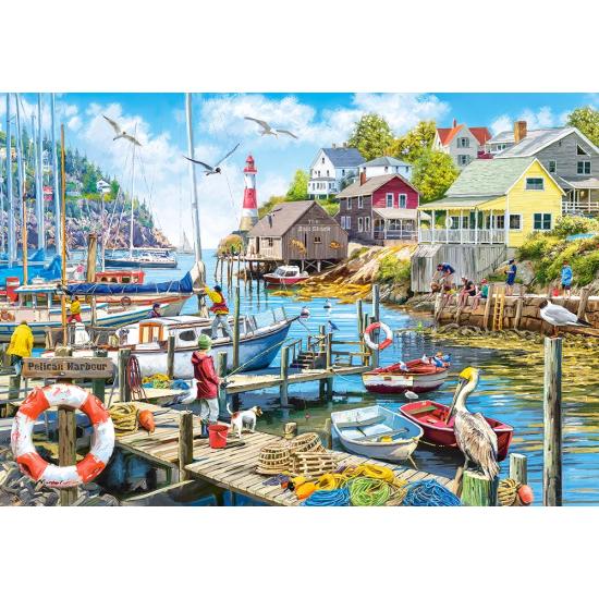 Puzzle Castorland Puerto Pelícano de 1500 Piezas