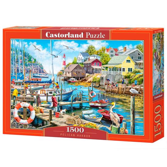 Puzzle Castorland Puerto Pelícano de 1500 Piezas
