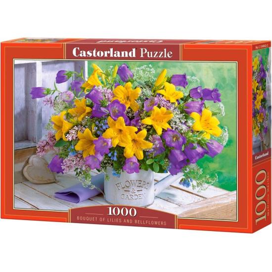 Puzzle Castorland Ramo de Lirios y Campanillas de 1000 Piezas Puzzle Castorland Ramo de Lirios y Campanillas de 1000 Piezas
