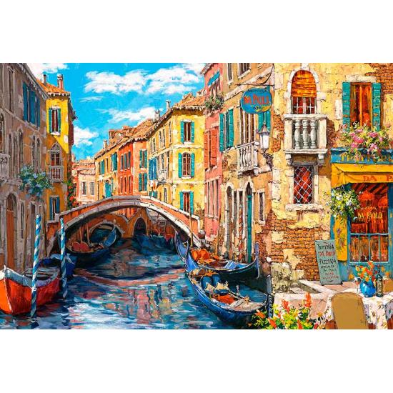 Puzzle Castorland Reflejos de Venecia de 1000 Piezas