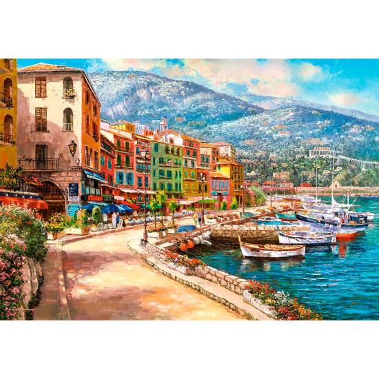 Puzzle Castorland Riviera Francesa de 1500 Piezas