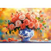 Puzzle Castorland Rosas De Verano de 1500 Piezas