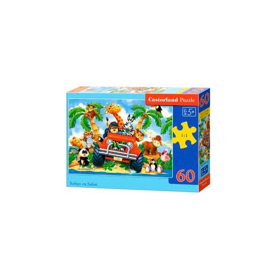 Puzzle Castorland Safari Loco de 60 Piezas