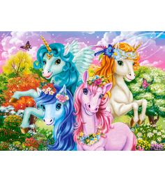 Puzzle Castorland Selfie de Lindos unicornios de 70 Pzs