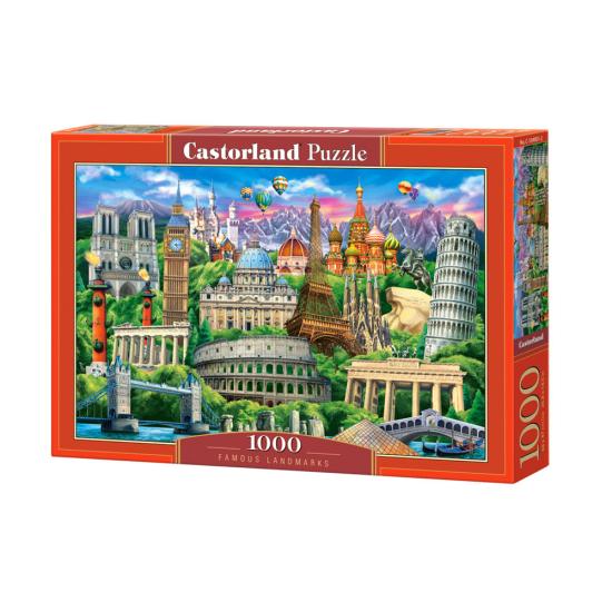 Puzzle Castorland Símbolos Famosos del Mundo de 1000 Pzs Puzzle Castorland Símbolos Famosos del Mundo de 1000 Pzs