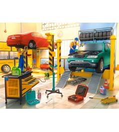 Puzzle Castorland Taller de Coches de 100 Piezas