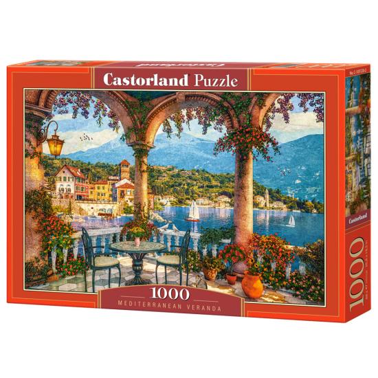 Puzzle Castorland Terraza Mediterránea de 1000 Piezas Puzzle Castorland Terraza Mediterránea de 1000 Piezas