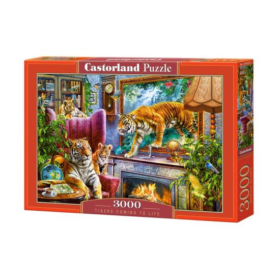 Puzzle Castorland Tigres Volviendo a la Vida de 3000 Piezas Puzzle Castorland Tigres Volviendo a la Vida de 3000 Piezas